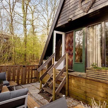 Het Hertenbos Chalet 136 - Bos- Groene Oase- Rustmoment- Zwembad デュルビュイ エクステリア 写真