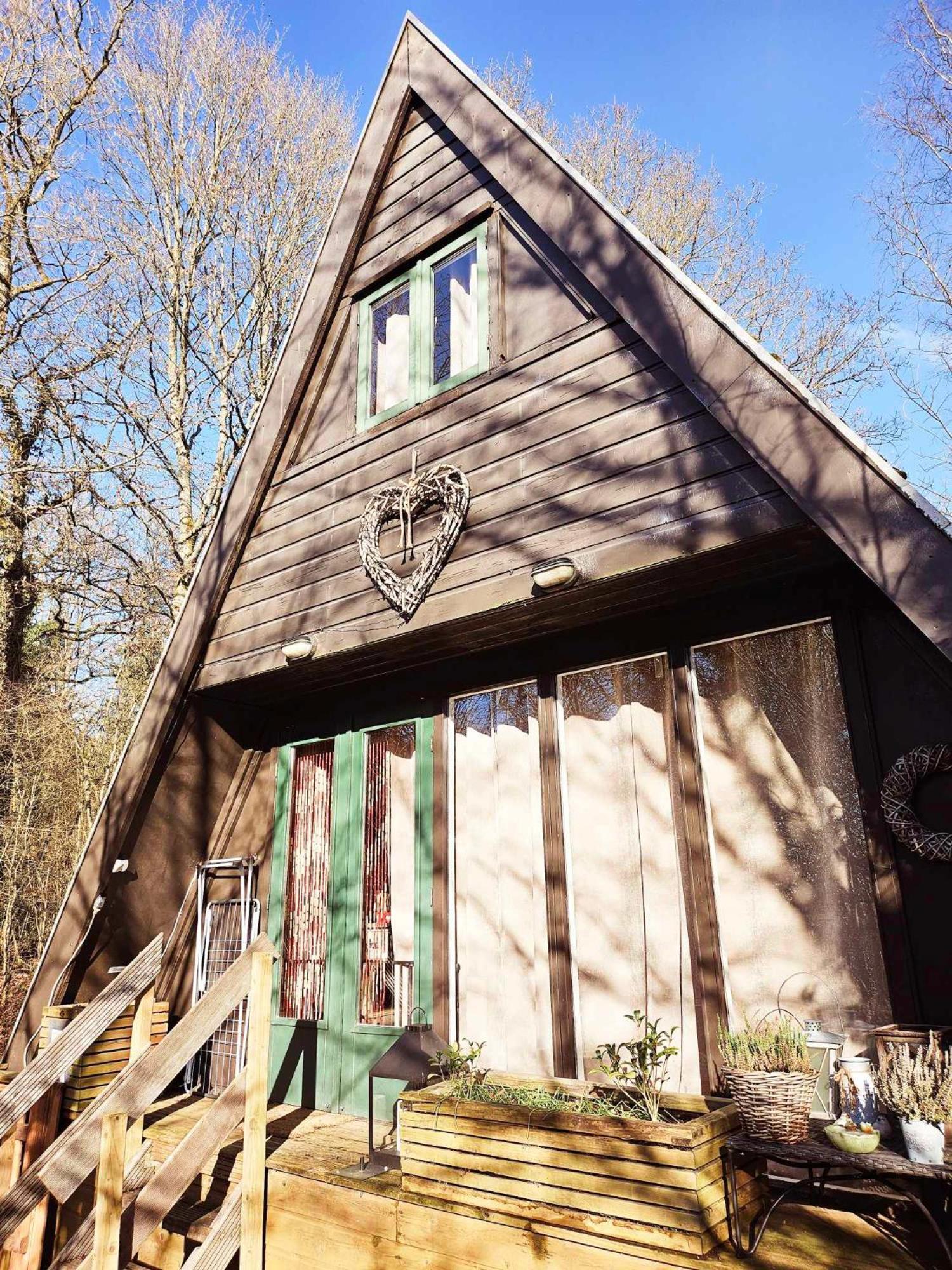 Het Hertenbos Chalet 136 - Bos- Groene Oase- Rustmoment- Zwembad デュルビュイ エクステリア 写真