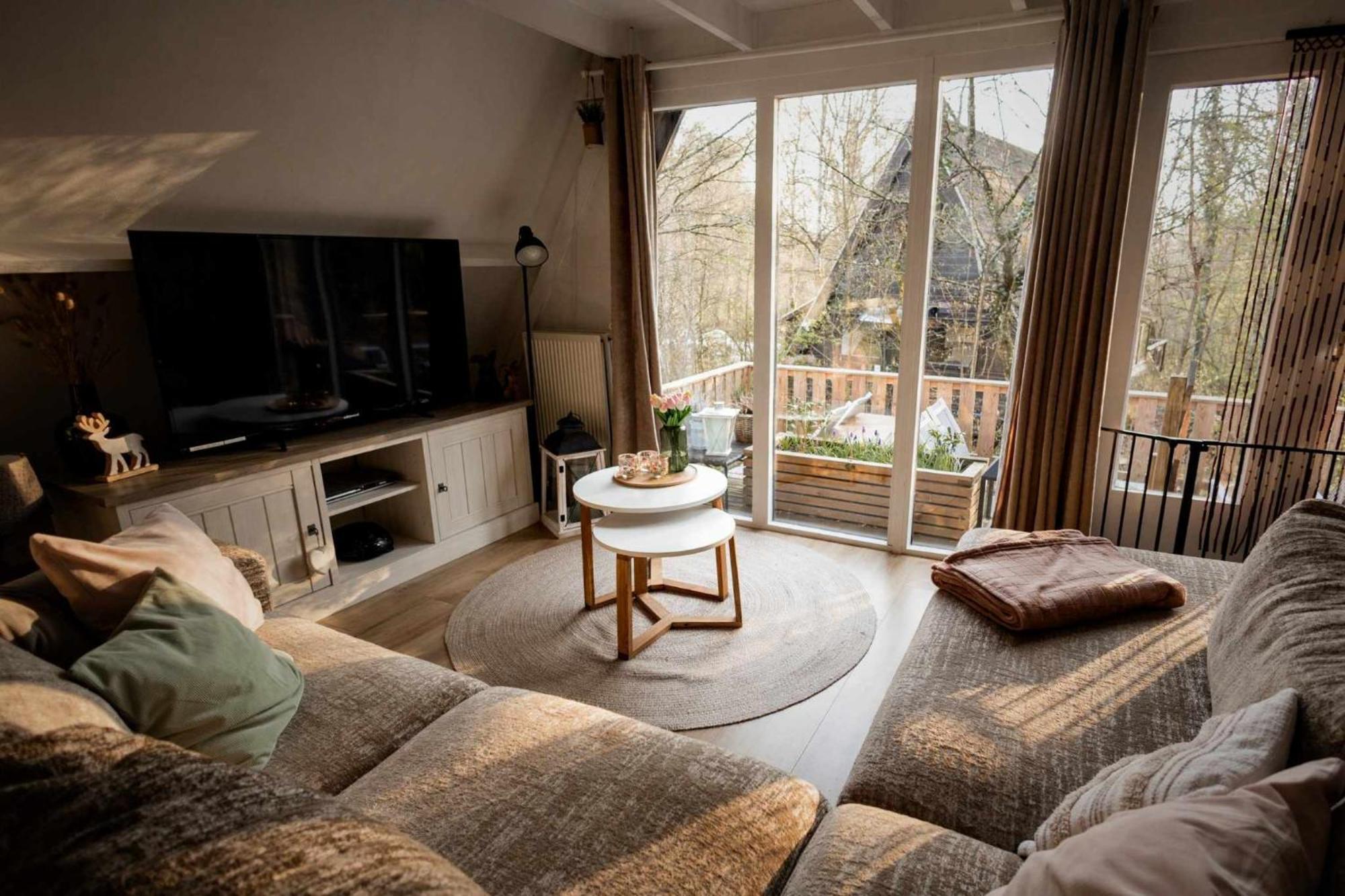 Het Hertenbos Chalet 136 - Bos- Groene Oase- Rustmoment- Zwembad デュルビュイ エクステリア 写真