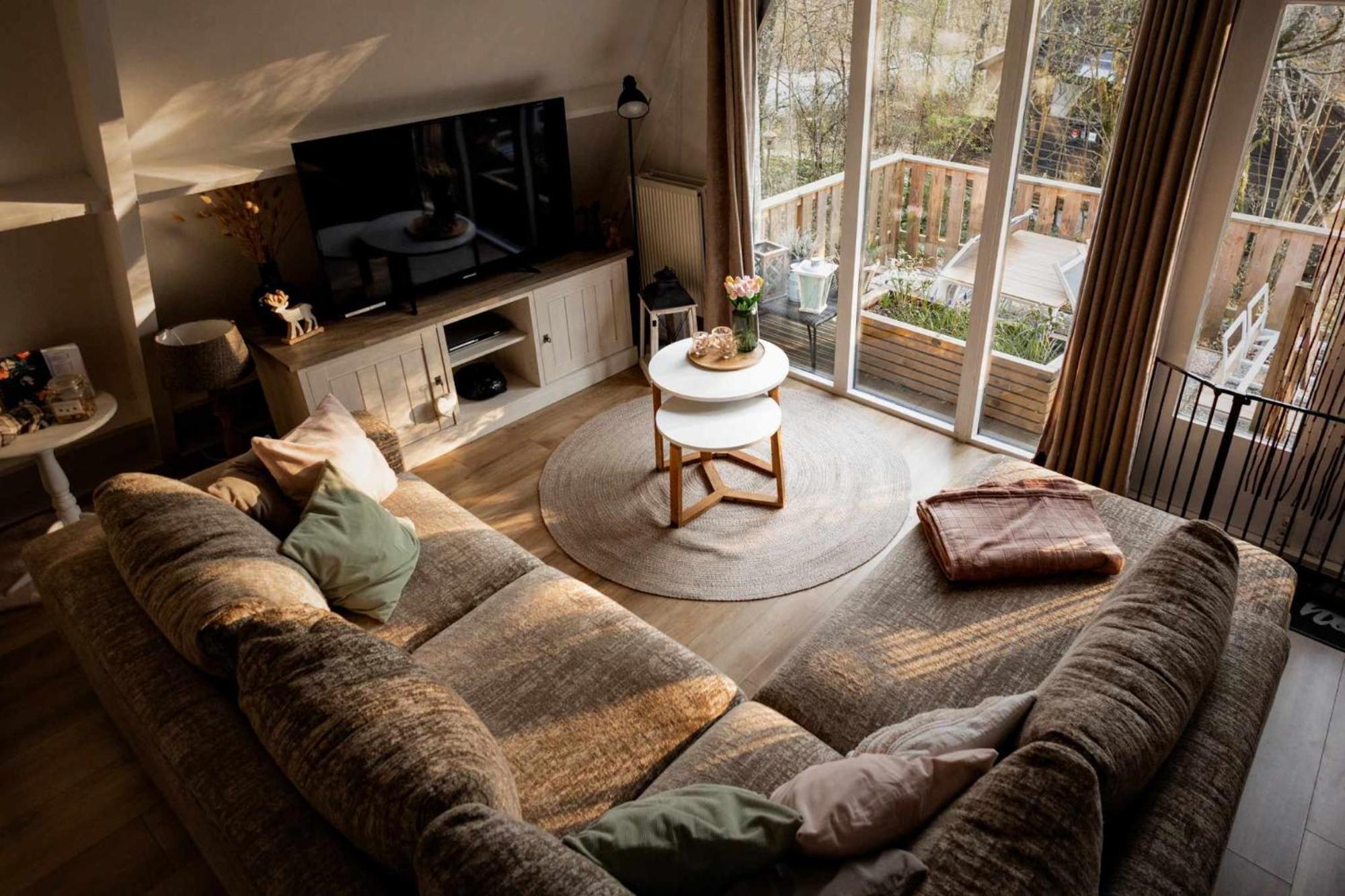 Het Hertenbos Chalet 136 - Bos- Groene Oase- Rustmoment- Zwembad デュルビュイ エクステリア 写真