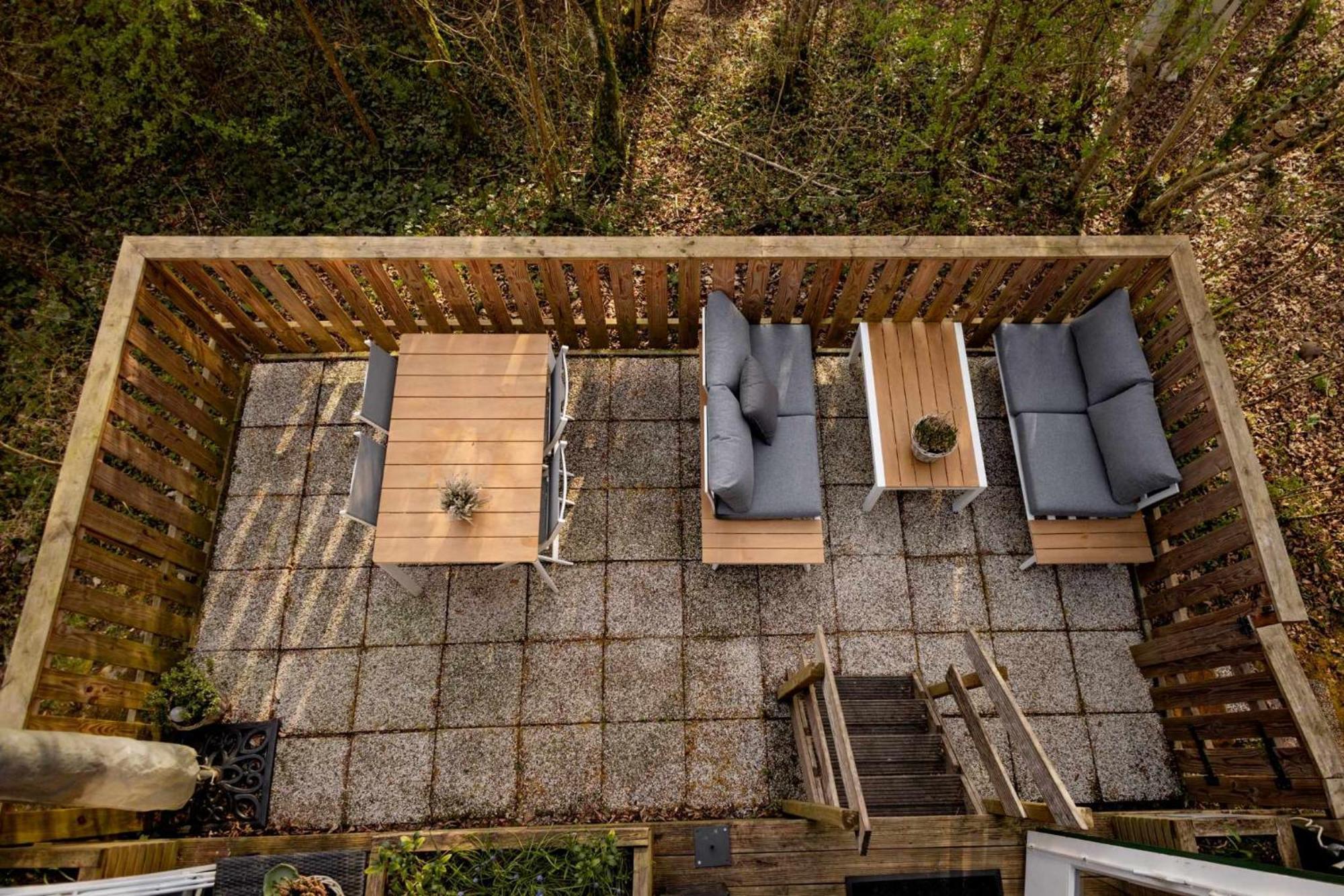 Het Hertenbos Chalet 136 - Bos- Groene Oase- Rustmoment- Zwembad デュルビュイ エクステリア 写真