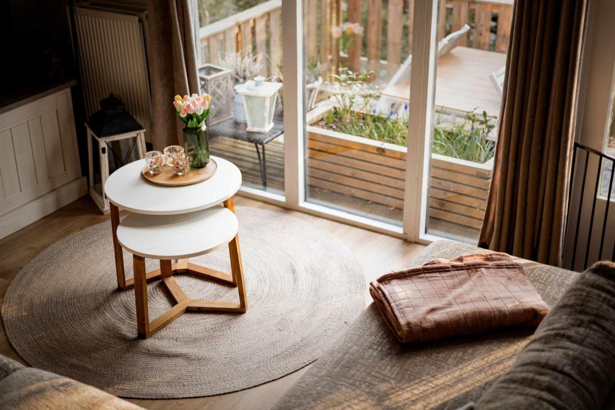 Het Hertenbos Chalet 136 - Bos- Groene Oase- Rustmoment- Zwembad デュルビュイ エクステリア 写真